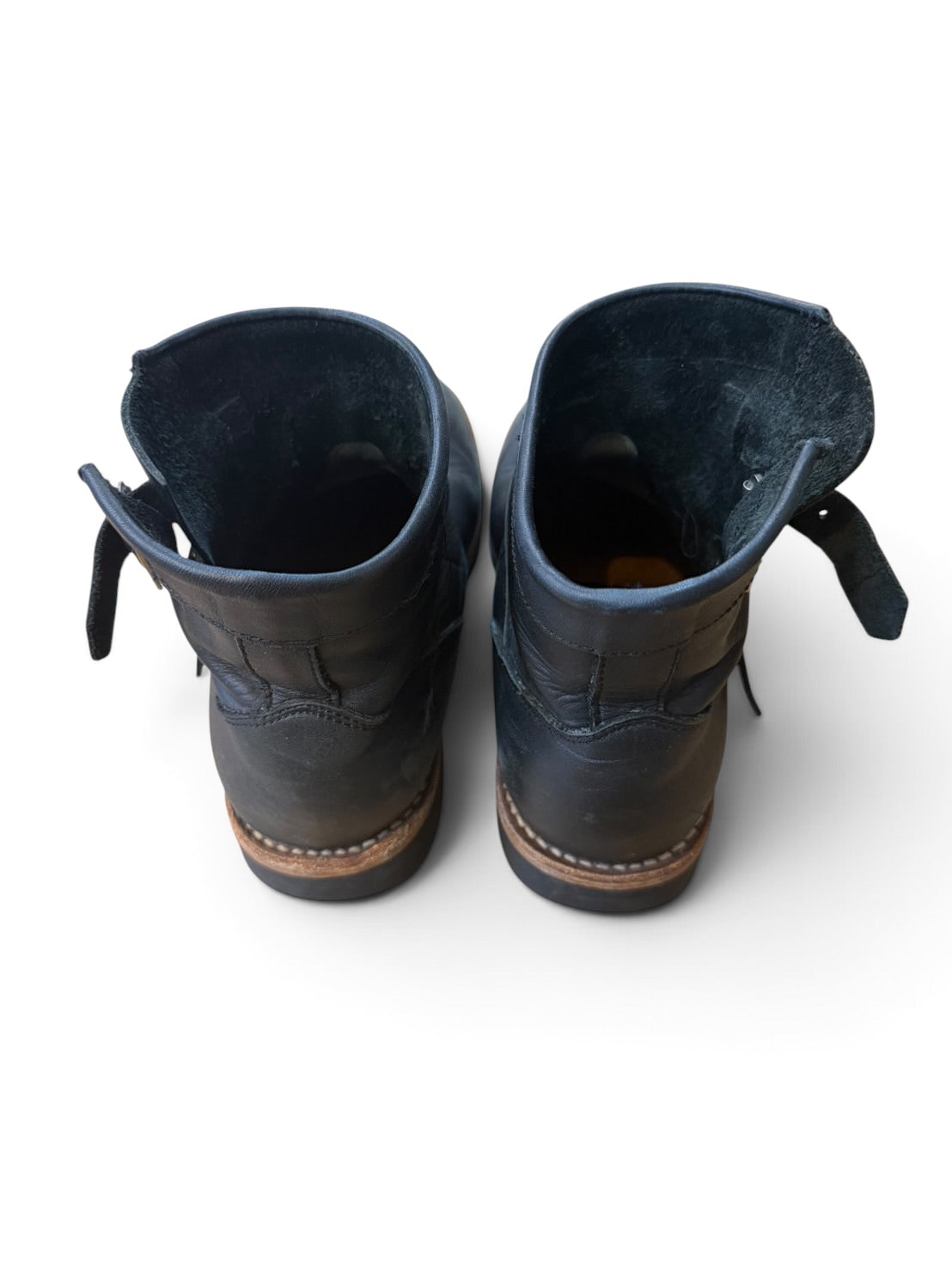 Pesch Otero Double Buckle Leather Engineer Boots