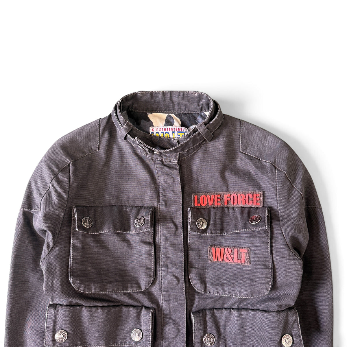 90s W&LT / Walter Van Beirendonck
“LOVE FORCE” Utility Military Jacket