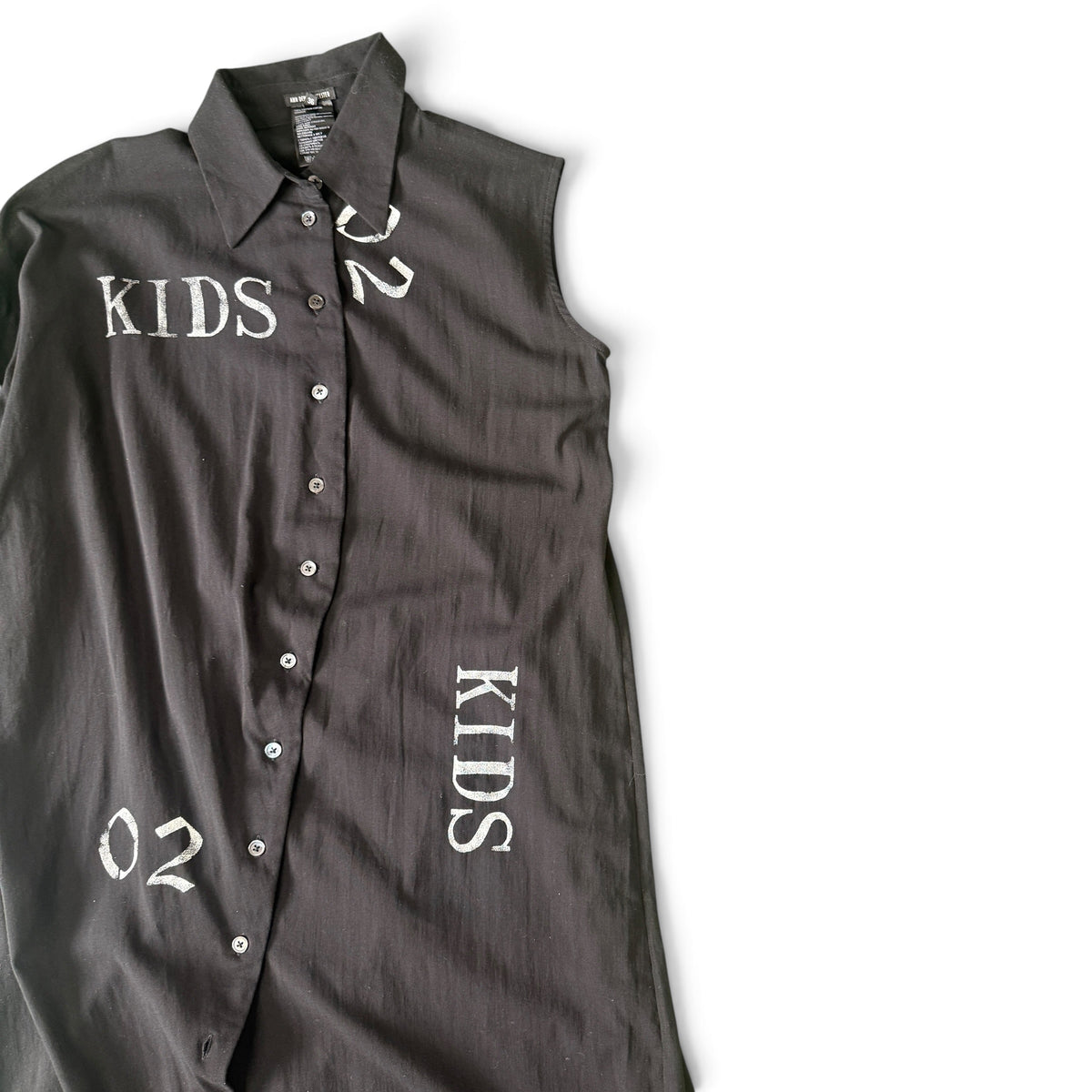 Ann Demeulemeester SS18 “FOREVER 02 KIDS” Asymmetric Long Shirt