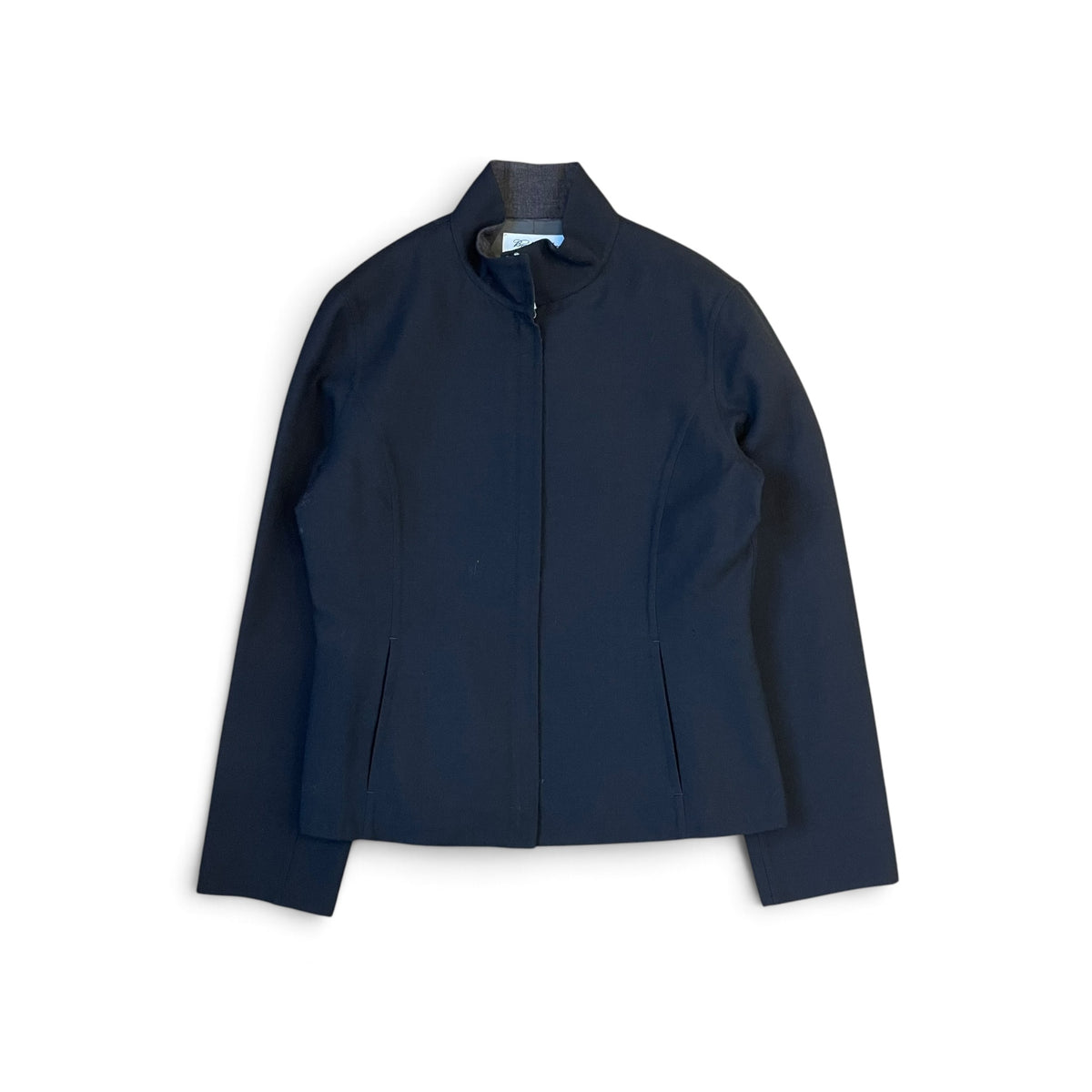Brocks Brothers Brown Stand Collar Tailored Jacket