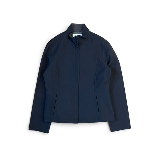 Brocks Brothers Brown Stand Collar Tailored Jacket