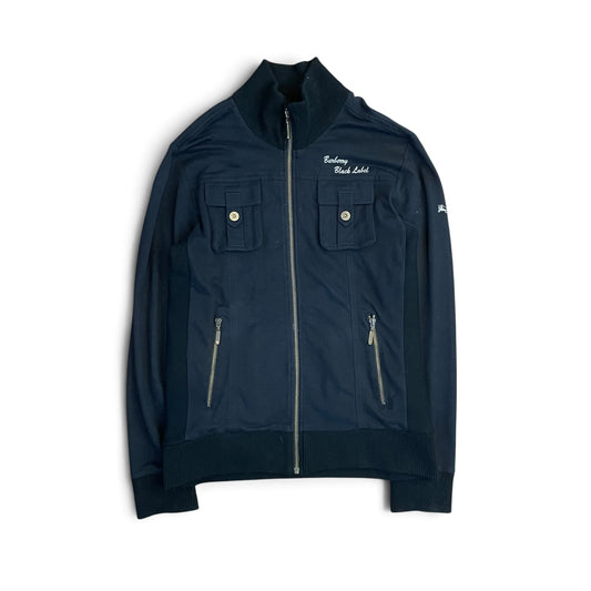 BURBERRY BLACK LABEL Black Multi-Pocket Zip jacket
