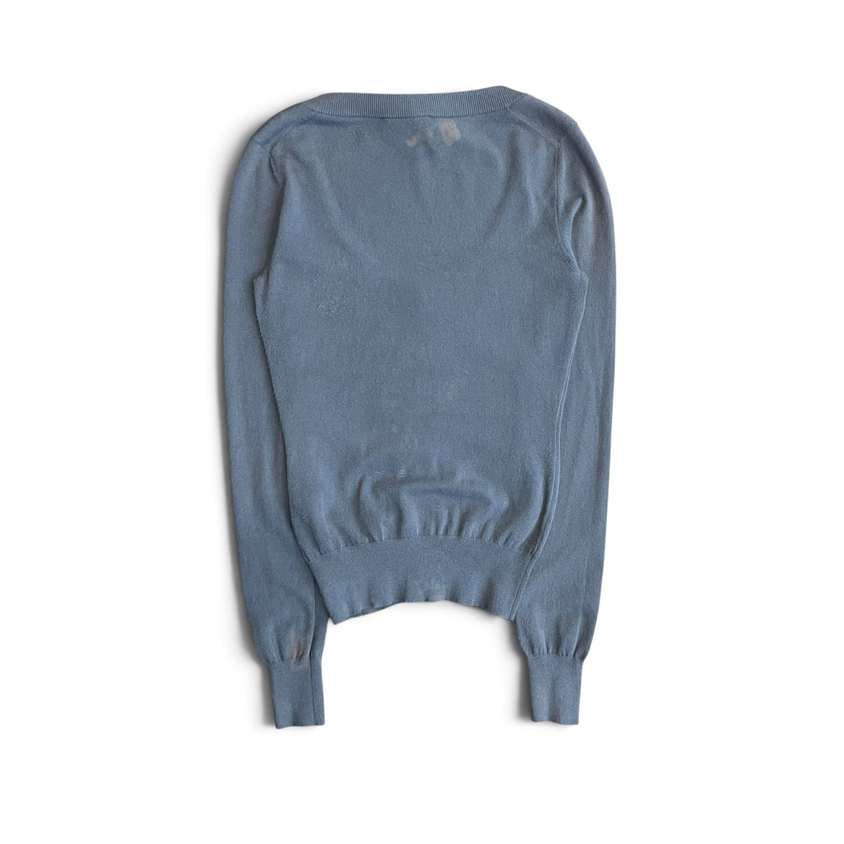 DOLCE & GABBANA V-NECK BUTTON KNIT CARDIGAN