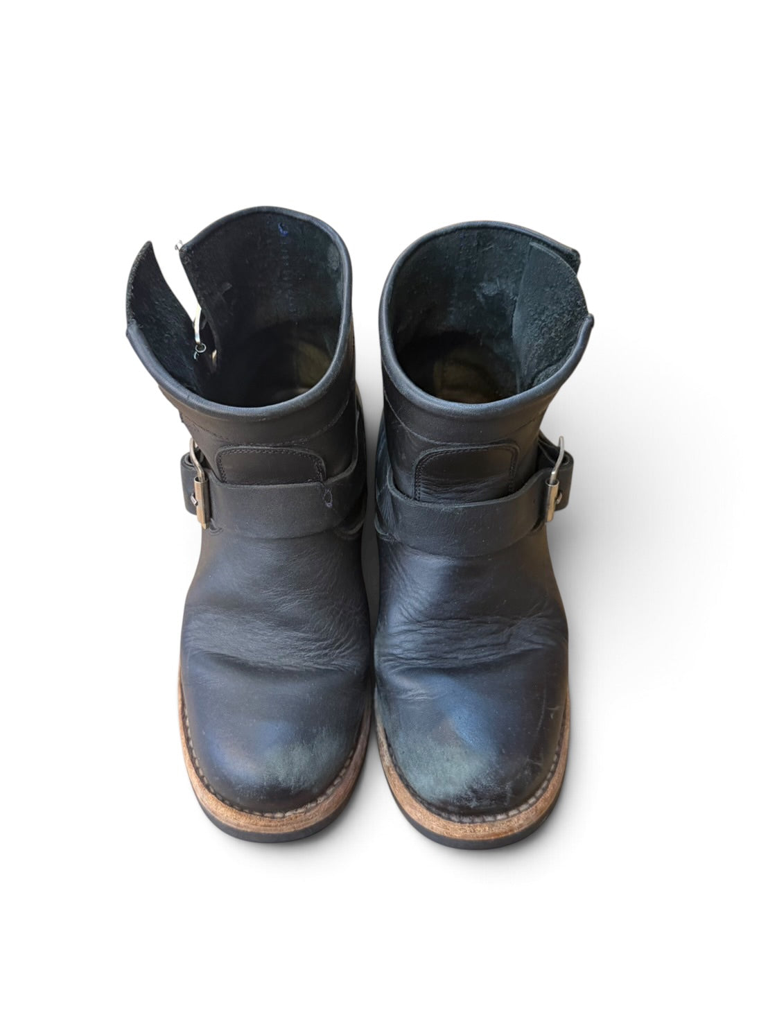 Pesch Otero Double Buckle Leather Engineer Boots