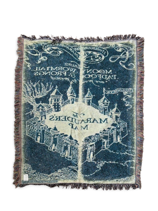 004 Marauder’s Map Wizard World Woven Tapestry Rug
