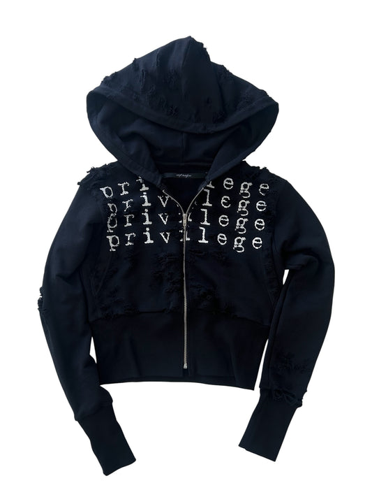 SELF INDULGENCE / Underserved Happiness Hoodie Black