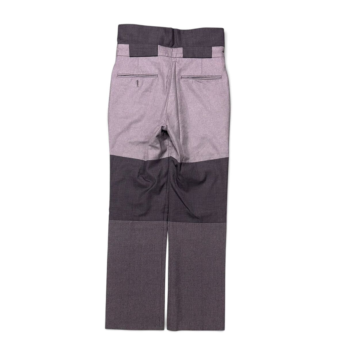 N.HOOLYWOOD Two-Tone Layered Waist Design Slacks