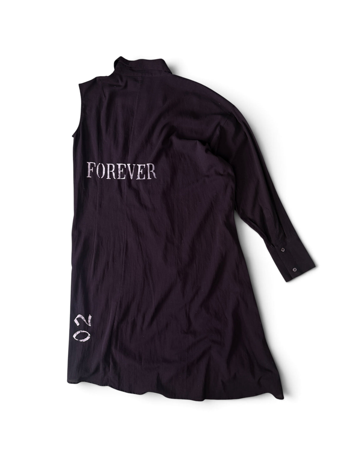 Ann Demeulemeester SS18 “FOREVER 02 KIDS” Asymmetric Long Shirt