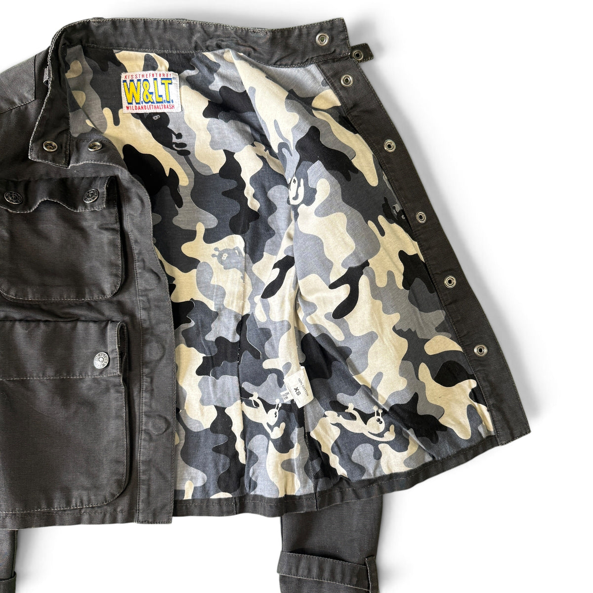 90s W&LT / Walter Van Beirendonck
“LOVE FORCE” Utility Military Jacket