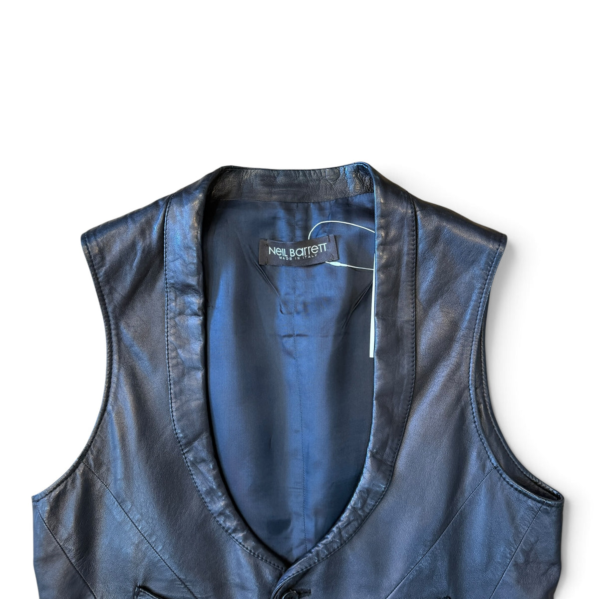 Neil Barrett Leather Tailored Vest