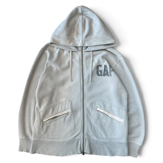 GAP Vintage Graphic Multi-Pocket Zip-Up Hoodie
