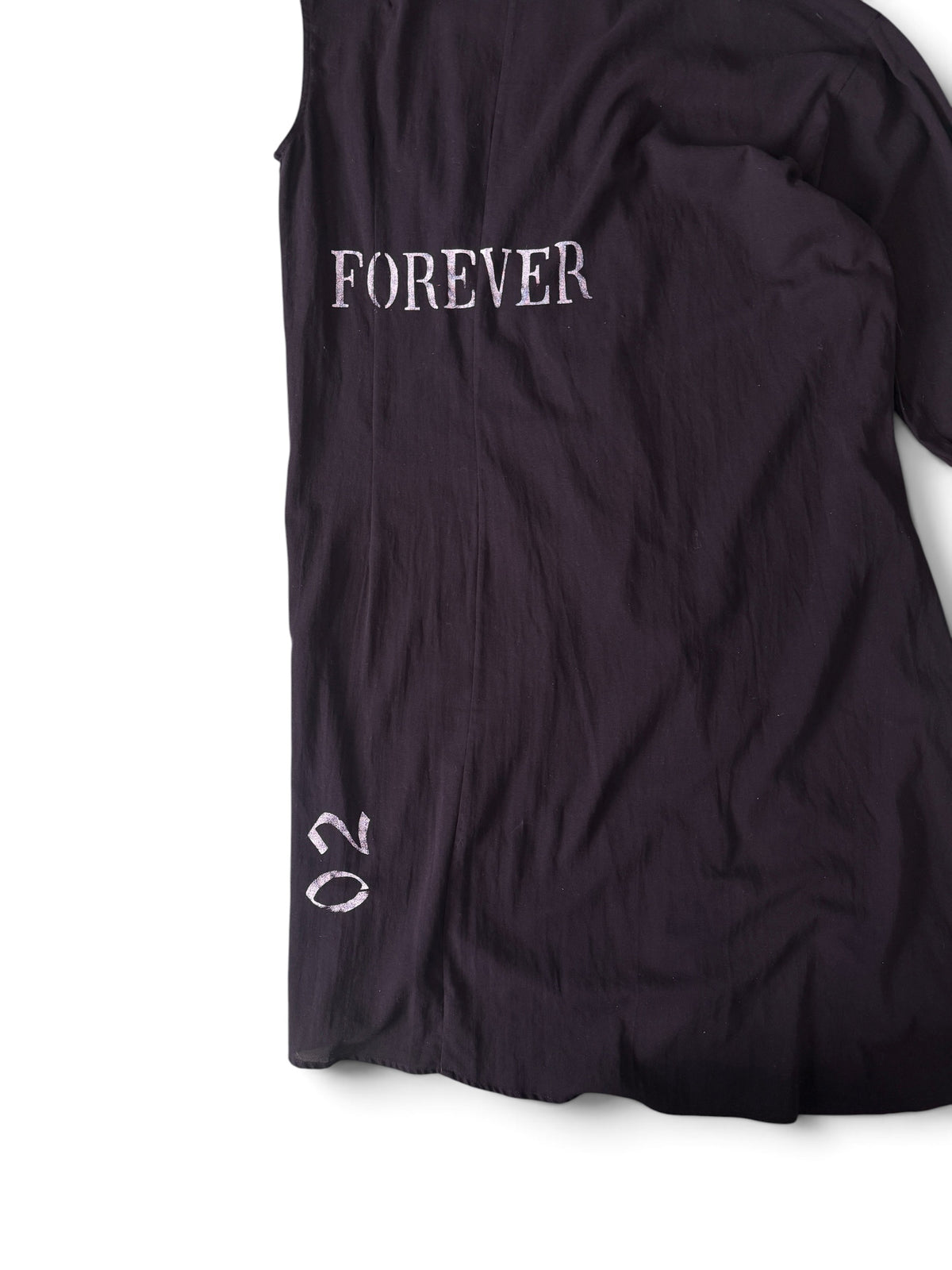 Ann Demeulemeester SS18 “FOREVER 02 KIDS” Asymmetric Long Shirt