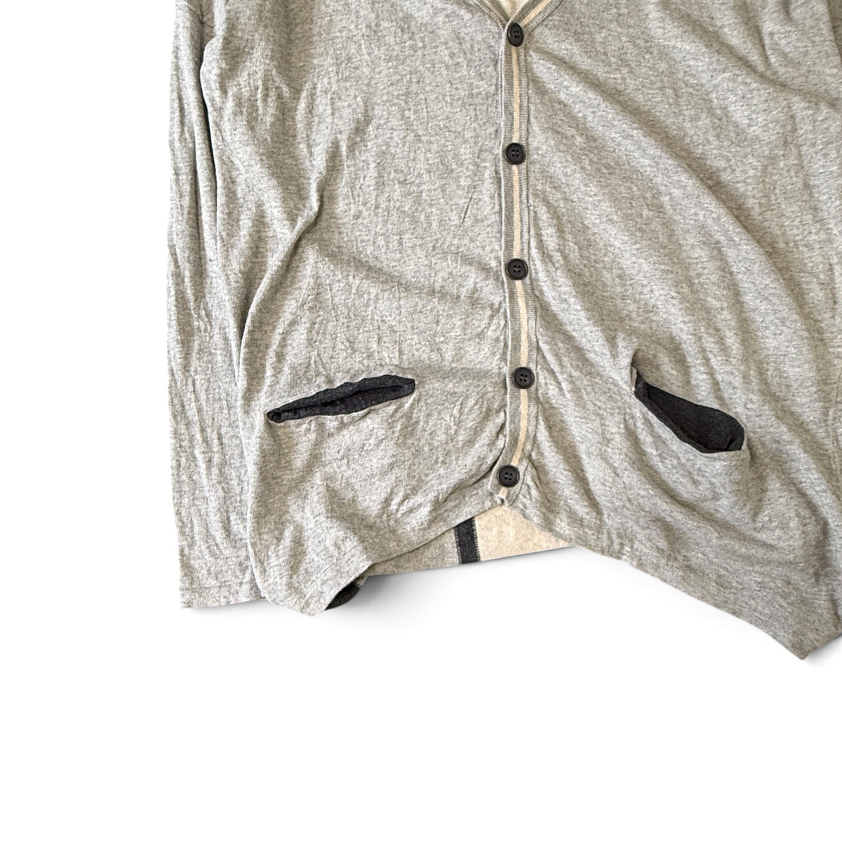 PPFM Union Jack Panel Design Layered Cardigan
