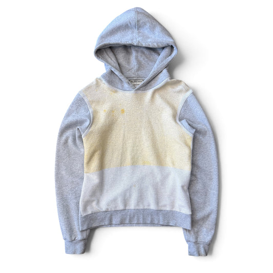 Balencaga Distressed Crack Etlect Panel Hoodie