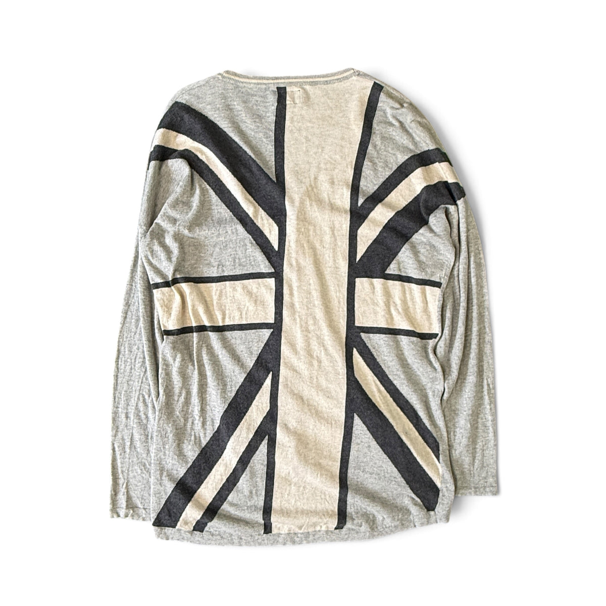 PPFM Union Jack Panel Design Layered Cardigan