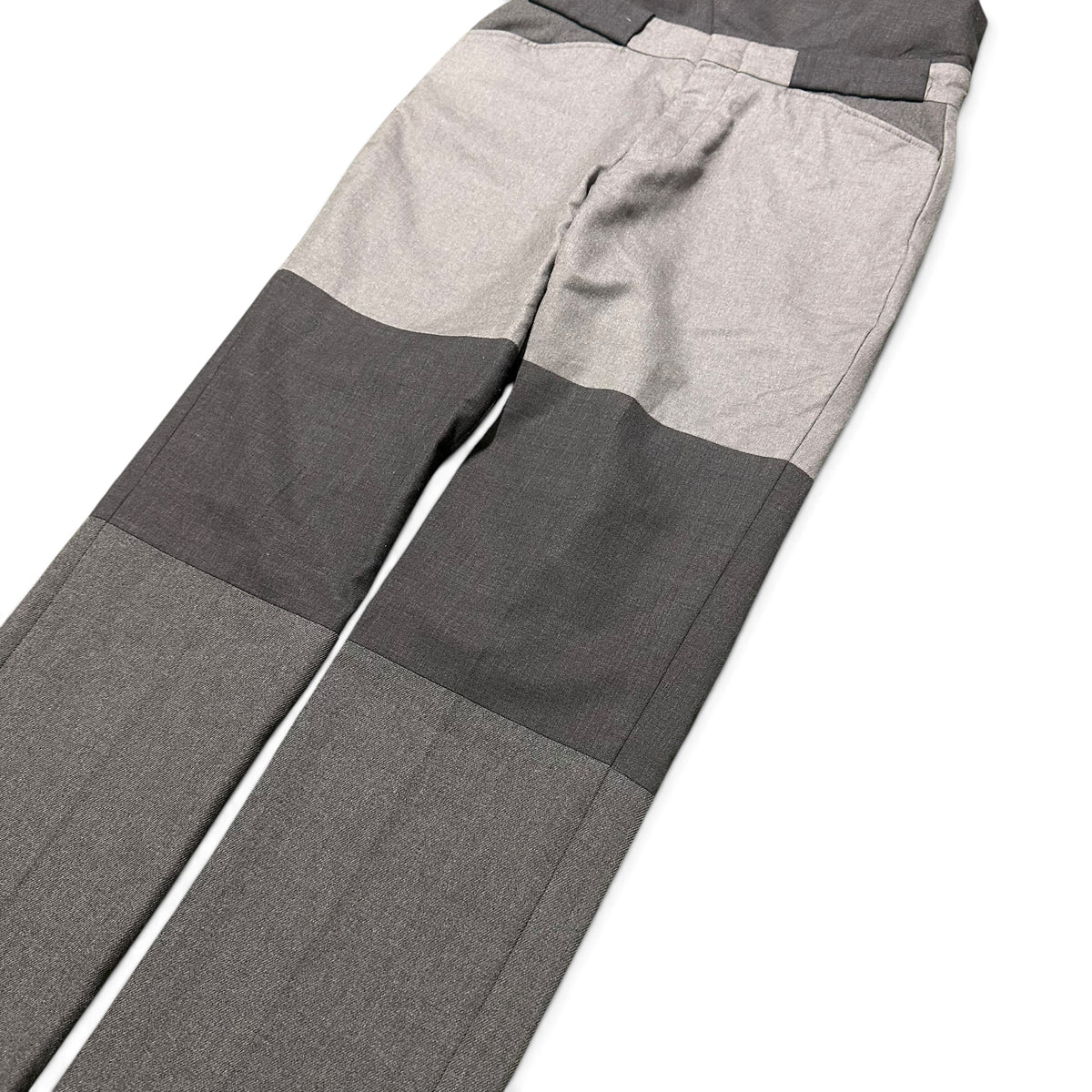 N.HOOLYWOOD Two-Tone Layered Waist Design Slacks