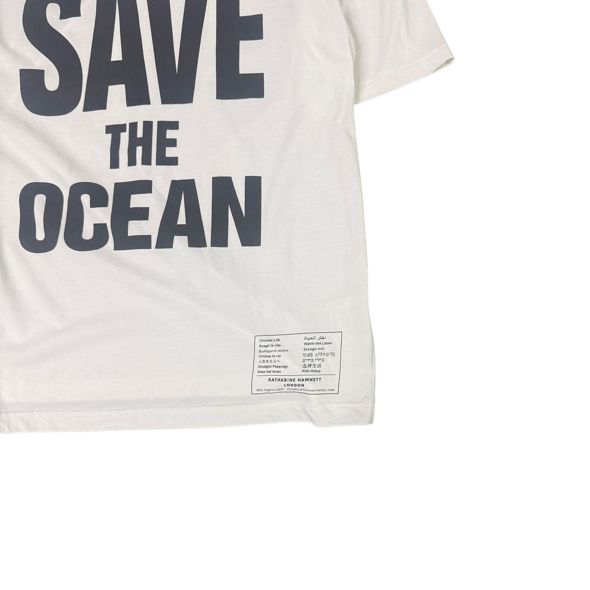 Katharine Hamnett London “Save The Ocean” Graphic T-Shirt
