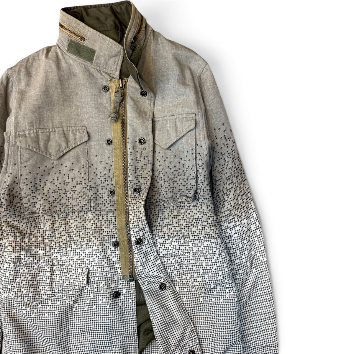 MIHARA YASUHIRO Distressed Gradient Technical Jacket