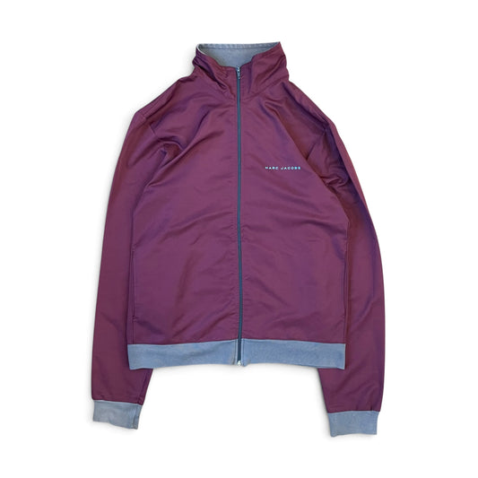 MARC JACOBS Burgundy Zip-Up Track Jacket