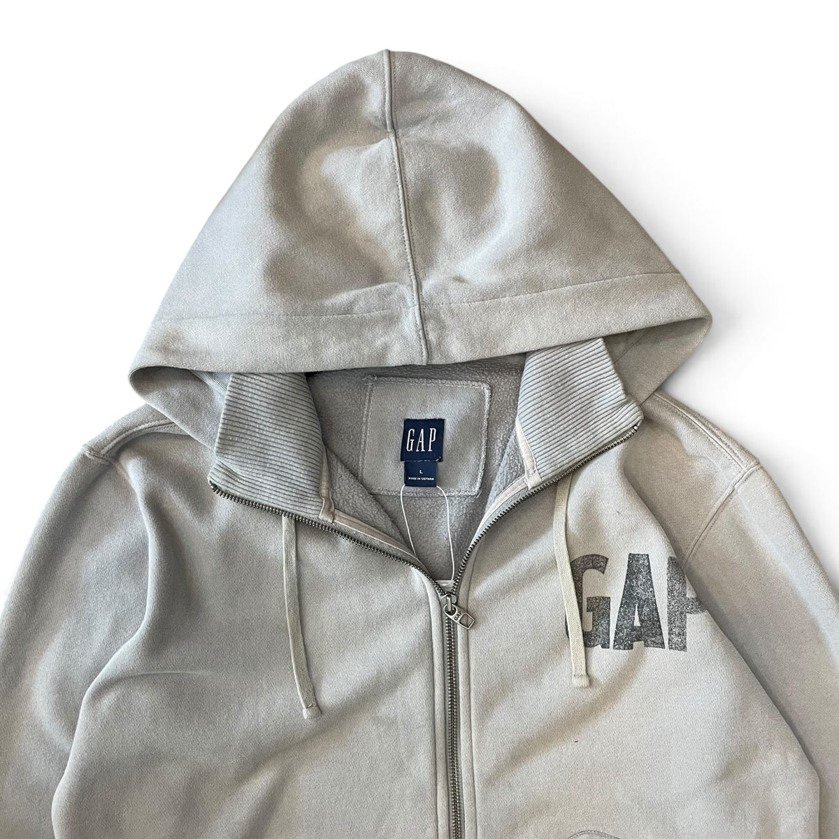 GAP Vintage Graphic Multi-Pocket Zip-Up Hoodie