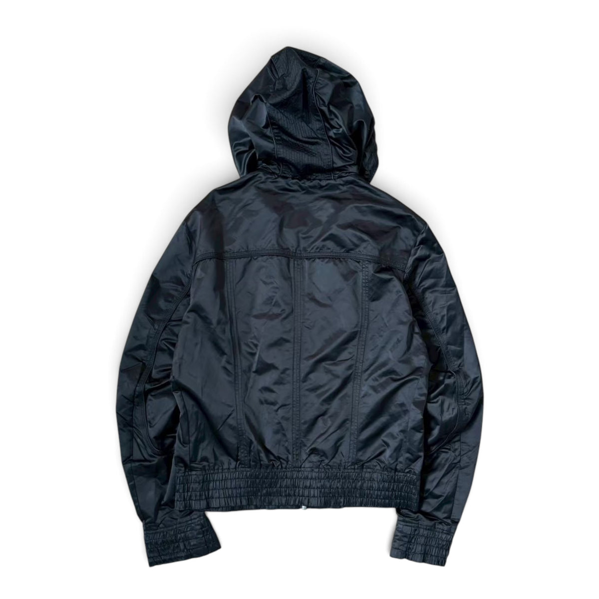 DOLCE & GABBANA Zip-Up Hooded Jacket (Black)