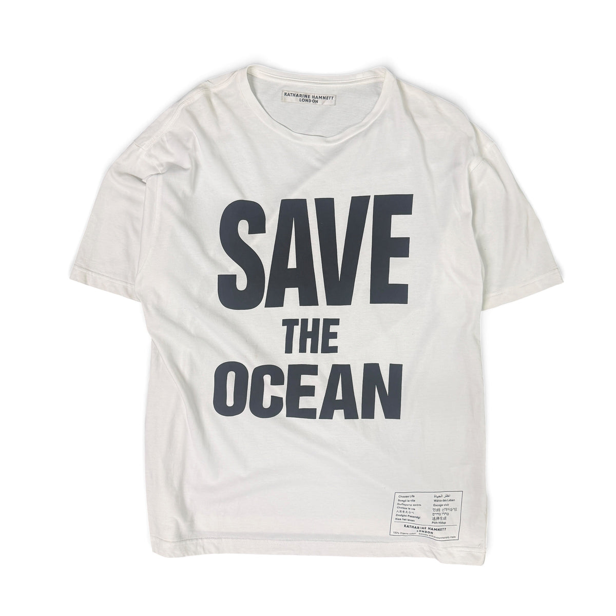 Katharine Hamnett London “Save The Ocean” Graphic T-Shirt
