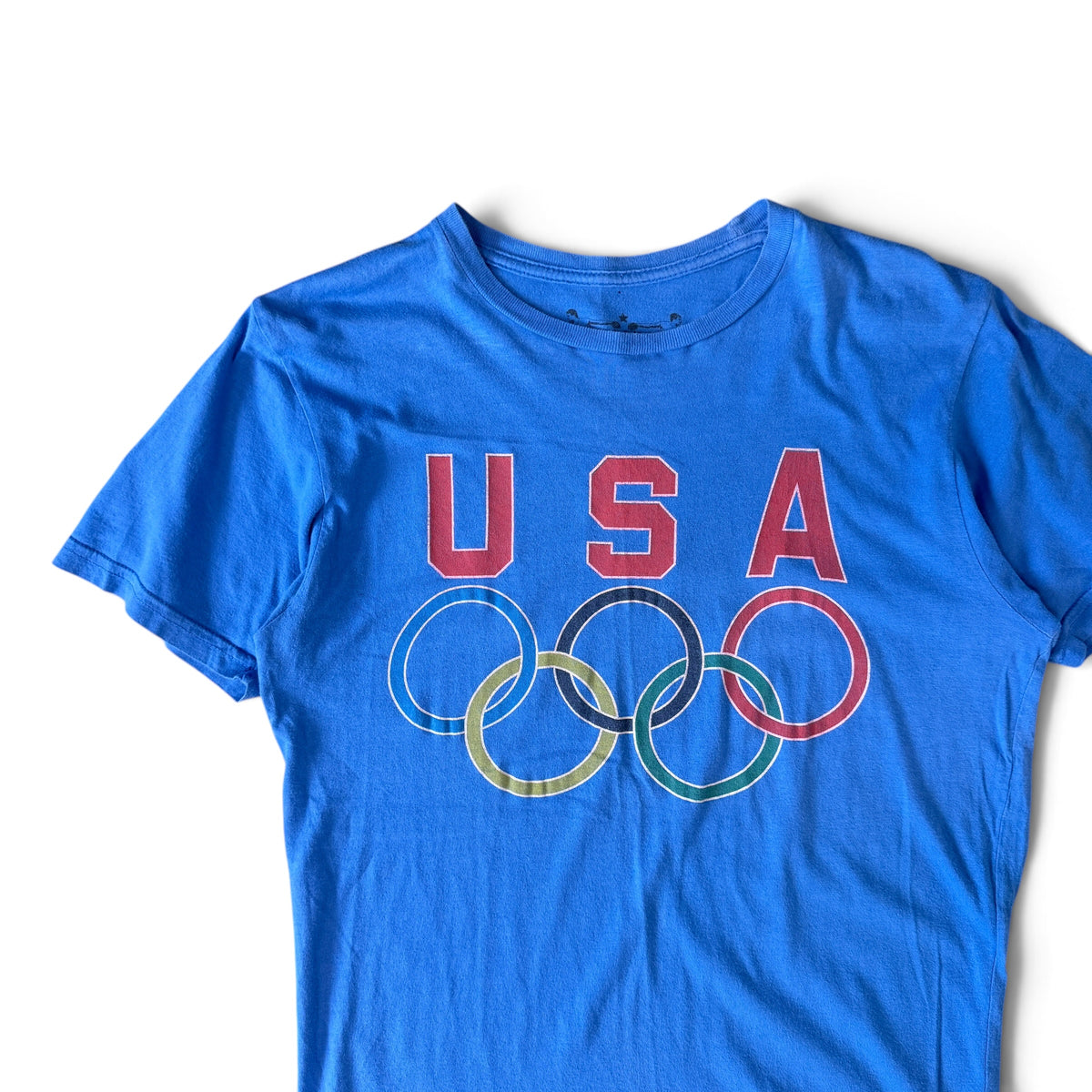USA Olympic Rings Graphic Print T-Shirt / Made in USA