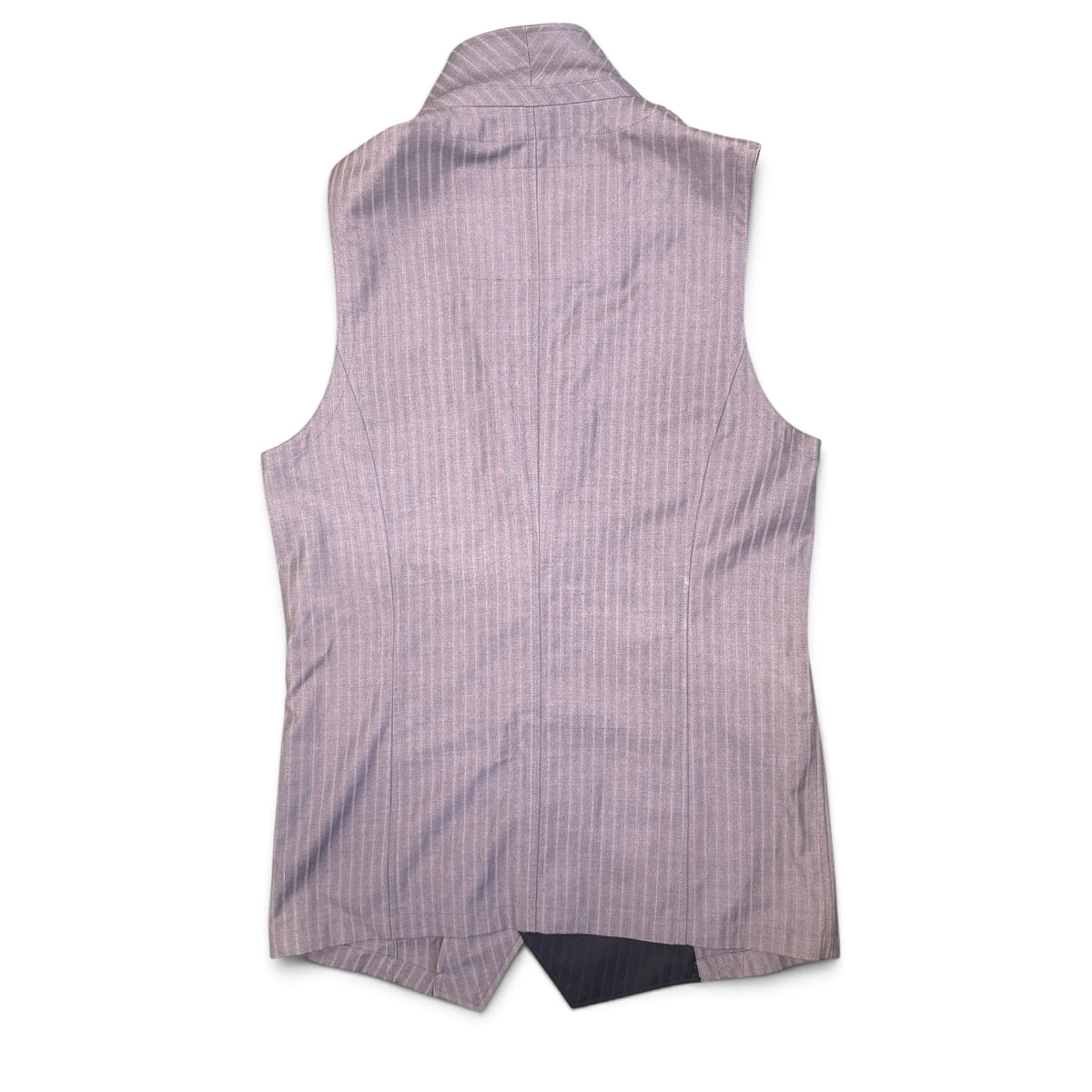 PPFM Layered Design Pinstripe Vest